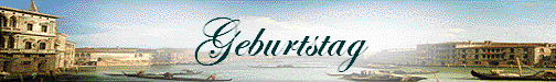 Geburtstag